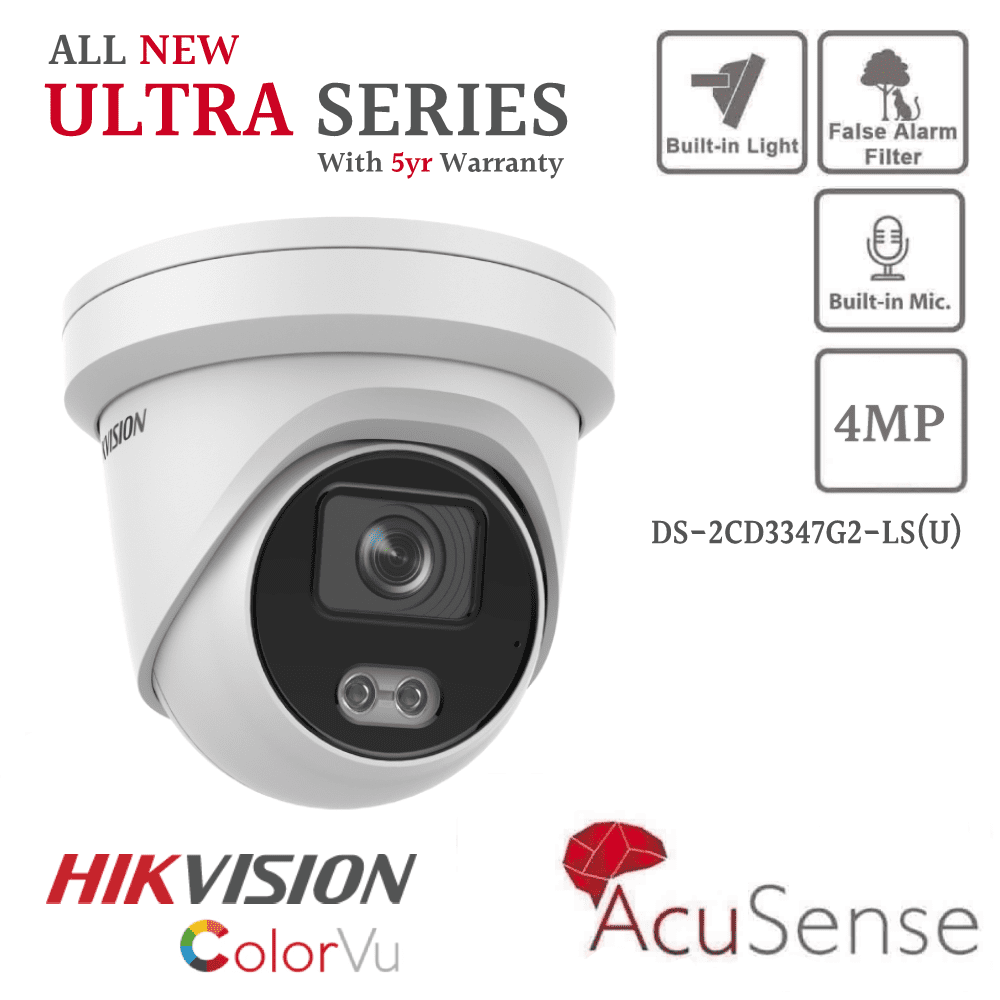 Hikvision Security Camera | AcuSense | ColorVu | UK